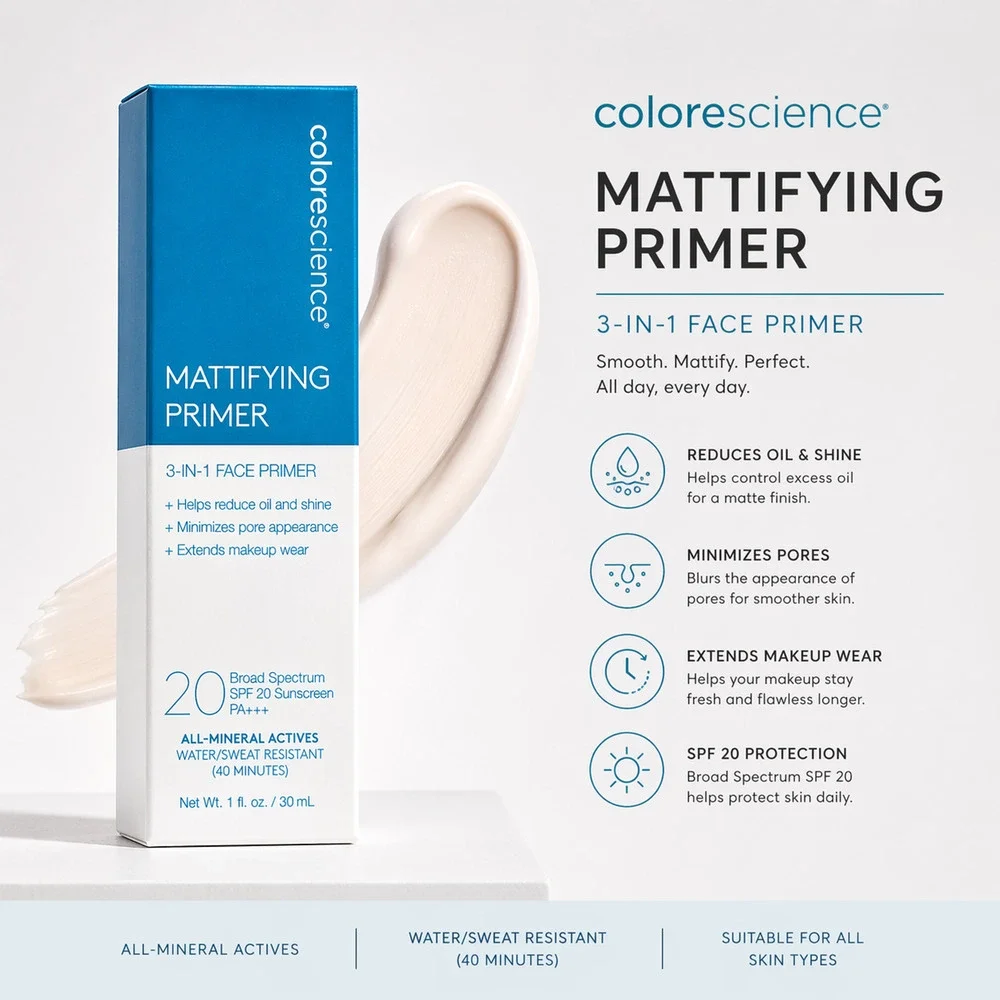 Colorescience Mattifying Primer SPF 20 3-in-1 Face Primer 30ml